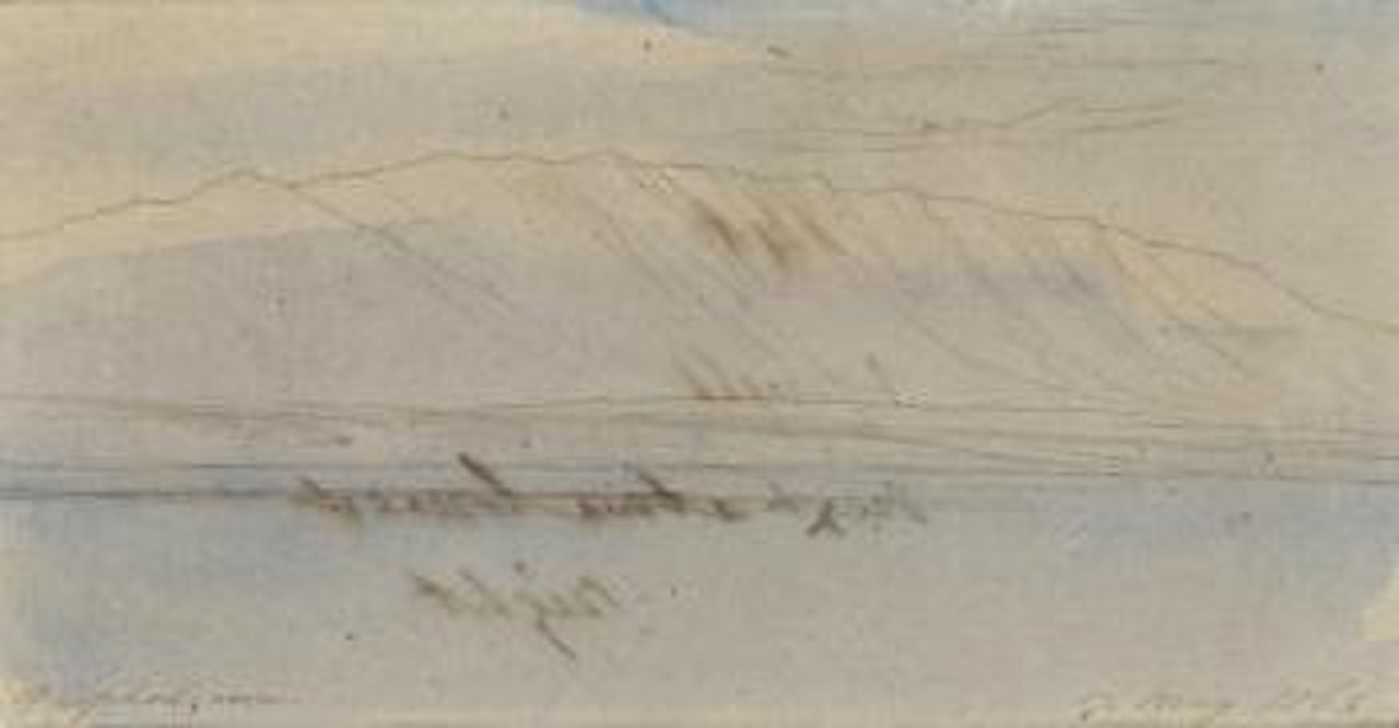 Coastline near Cephalonia by Edward Lear