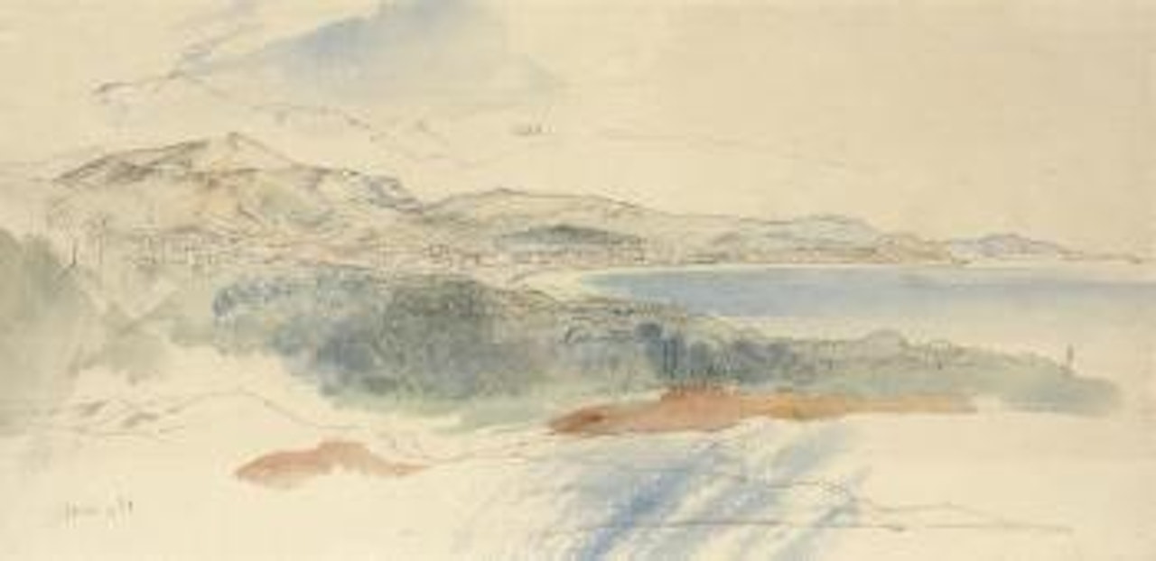 View of Nice by Edward Lear