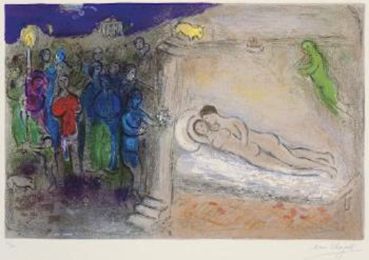 Hymen, from Daphnis and Chloë (M. 349; see C. books 46) by Marc Chagall