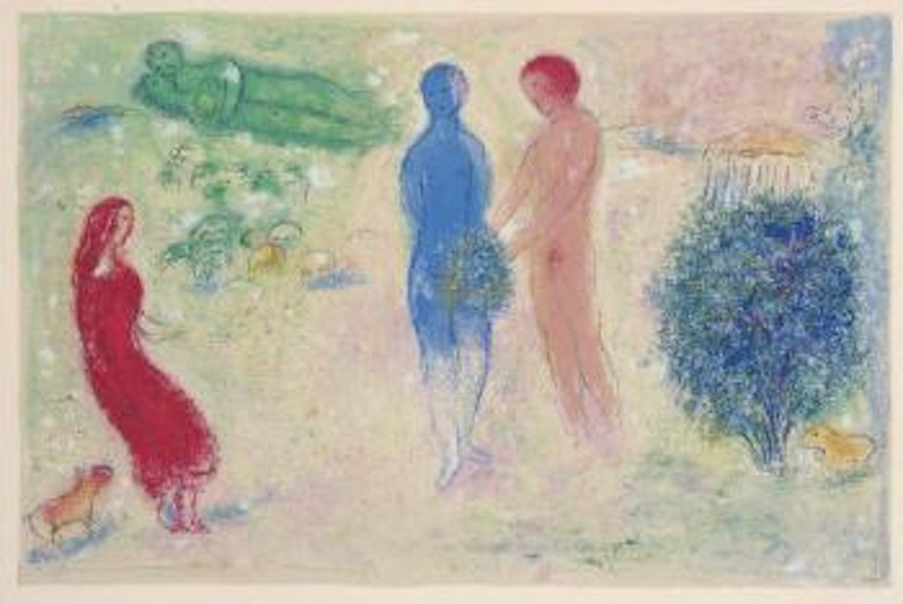 Chloë's Judgement, from Daphnis and Chloë (M. 315; see C. books 46) by Marc Chagall