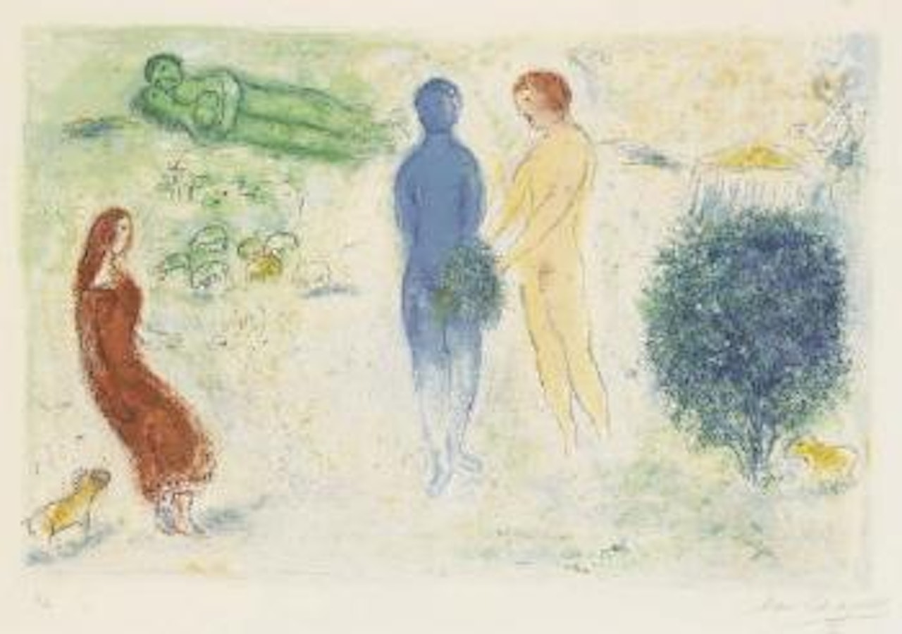 Chloë's Judgement, from Daphnis and Chloë (M. 315; see C. books 46) by Marc Chagall