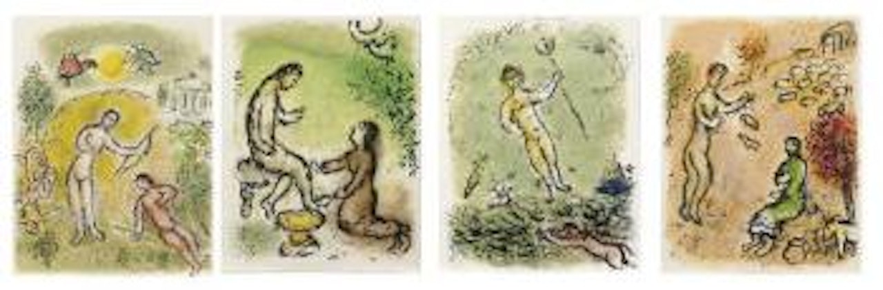 Homer, L'Odyssée, Paris, Fernand Mourlot (M. 749-830; C. books 96) by Marc Chagall
