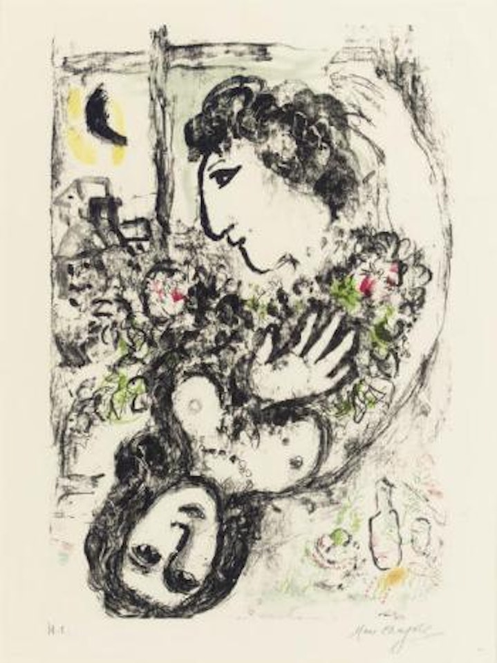 Happiness (M. 570) by Marc Chagall