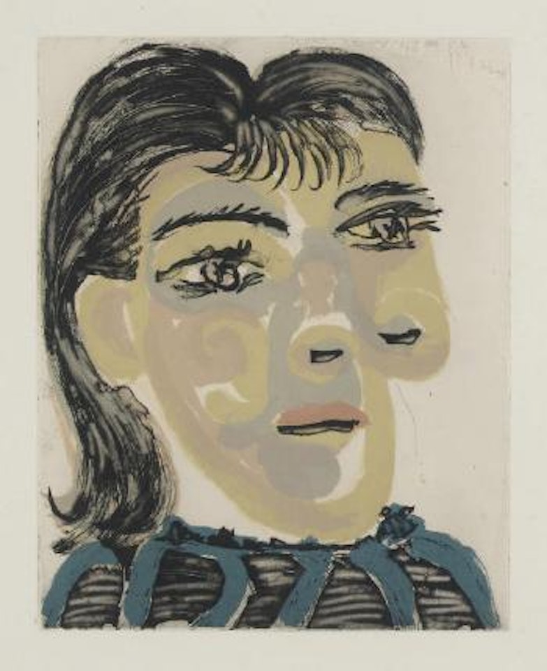 Tête de femme No 2. Portrait de Dora Maar (B. 1340; Ba. 650) by Pablo Picasso