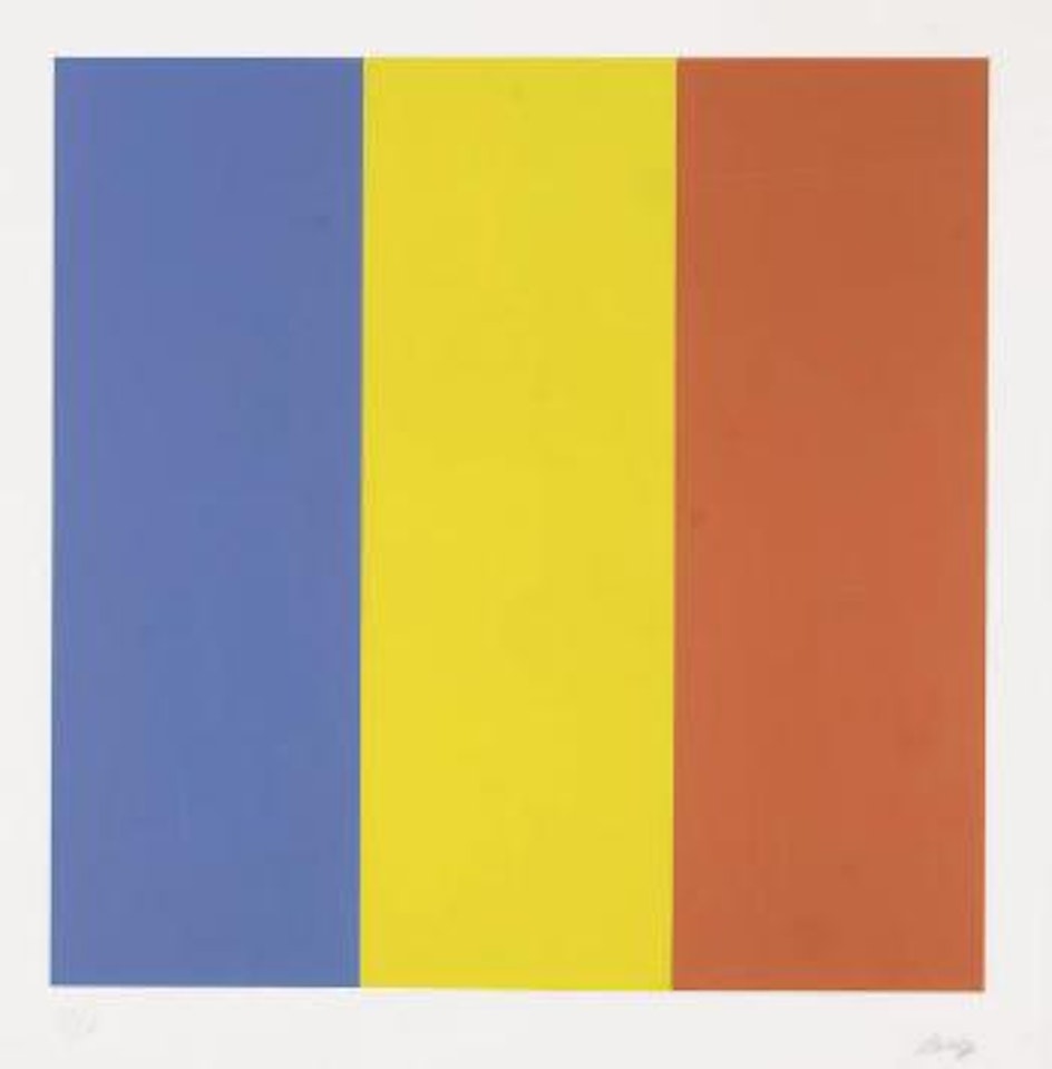 Blue/Yellow/Red (Gemini 1524) by Ellsworth Kelly