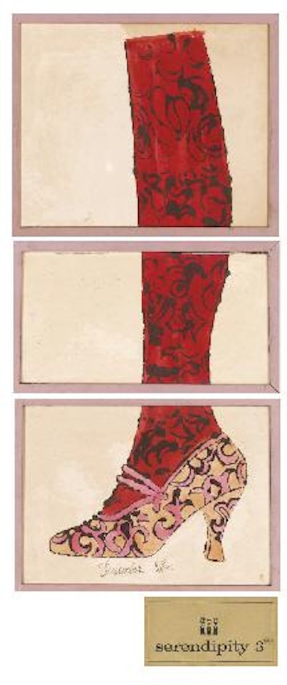 December Shoe [triptych] (see F. & S. 69-85) by Andy Warhol