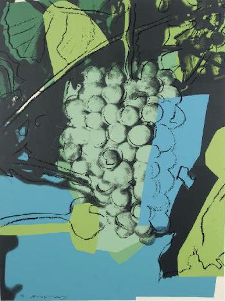 Grapes: One Plate (F. & S. 193) by Andy Warhol