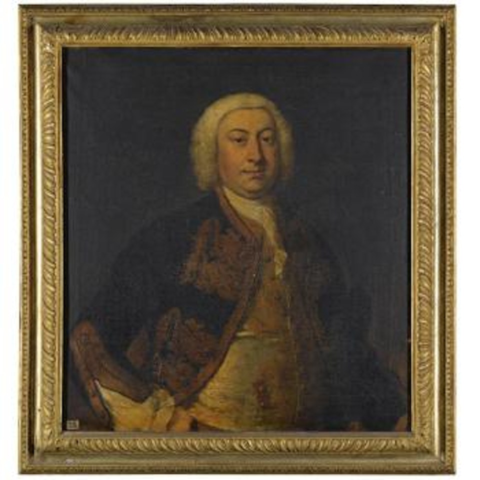 Portrait Of A Gentleman, Possibly Henry Reginald Courtenay (1714-1763) by Thomas Hudson