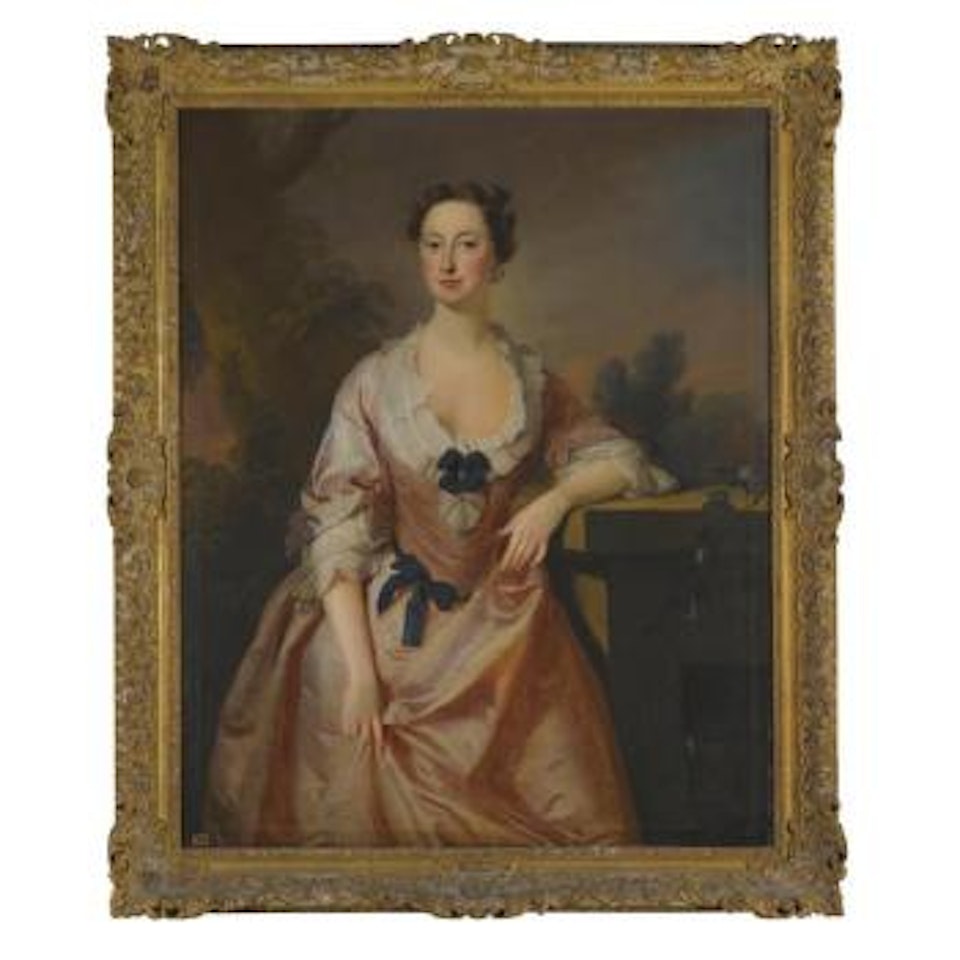 Portrait Of Lady Elizabeth Finch, Daughter Of Heneage Finch, 2nd Earl Of Aylesford And Sister Of Lady Frances Finch, 1st Viscountess Courtenay by Thomas Hudson