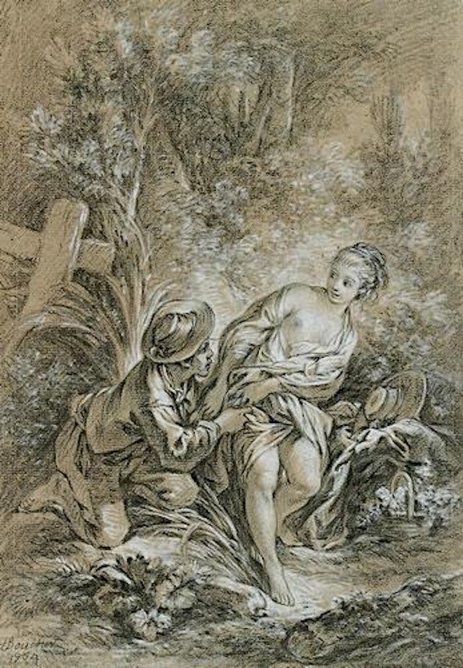 La baigneuse surprise by Francois Boucher
