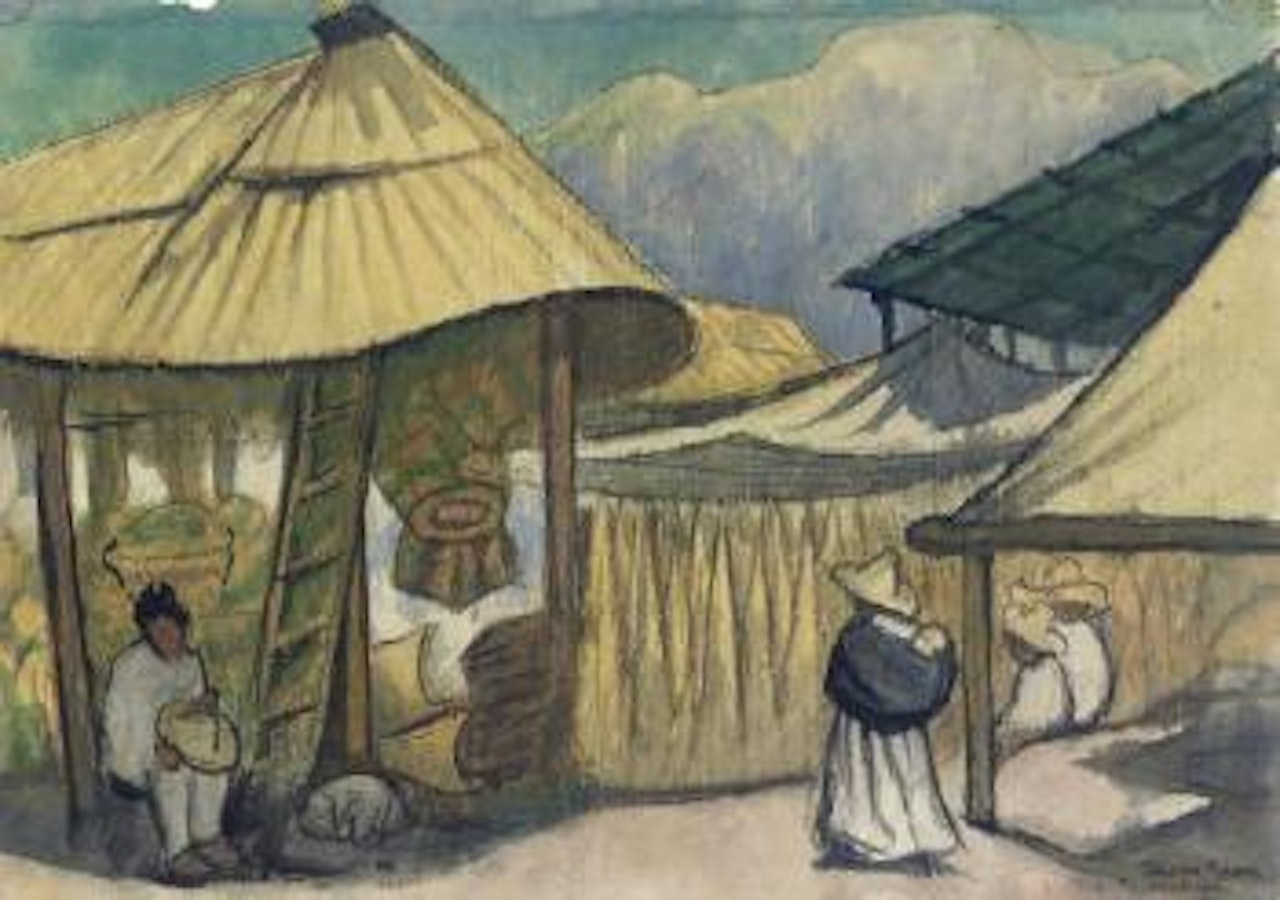 Mercado rural by Diego Rivera