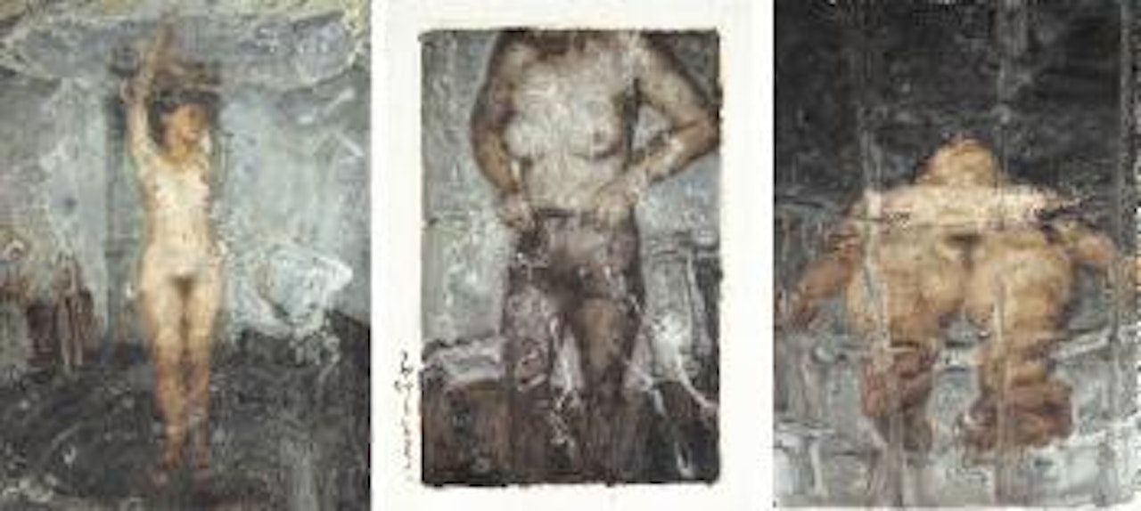 Glass Nude. Pantyhose Nude. Untitled Nude by Shi Chong