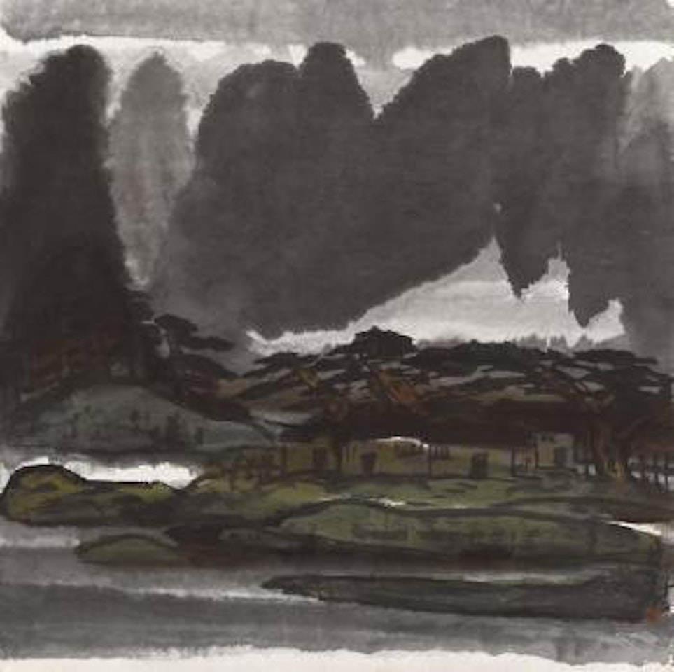 Landscape by Lin Fengmian