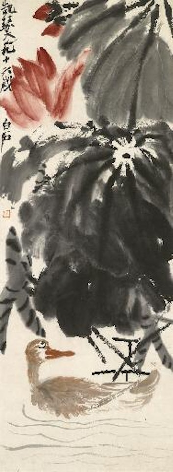 Lotus and Duck by Qi Baishi