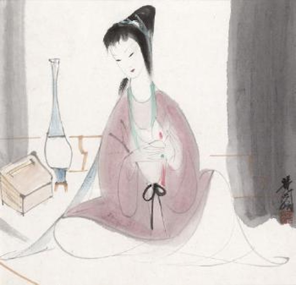 Lady by Lin Fengmian