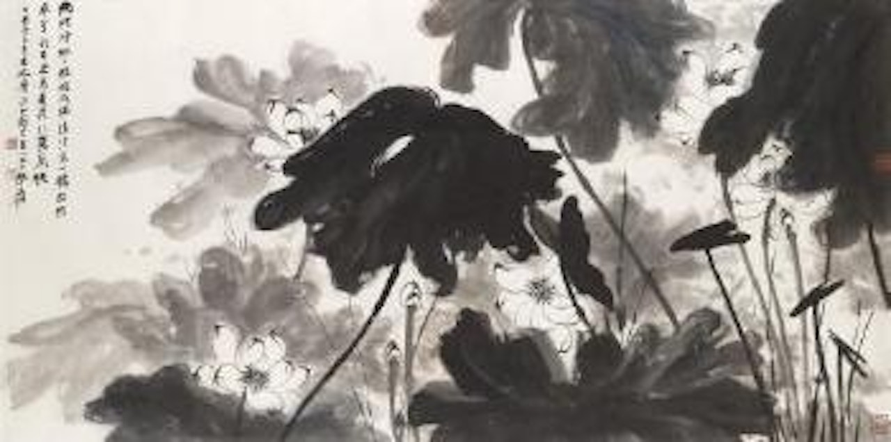 White Lotus by Zhang Daqian