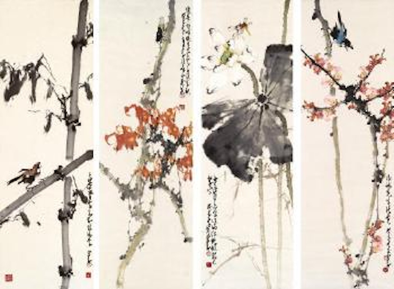 Four Seasons by Zhao Shao'ang