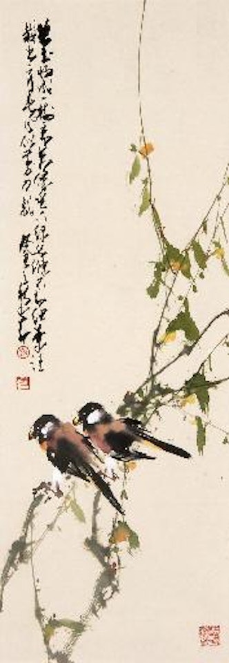 Willow and Birds by Zhao Shao'ang