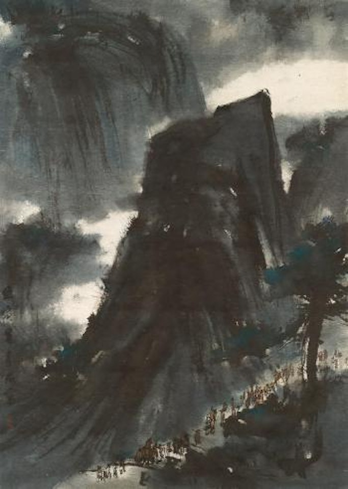 Landscape of Mount Shu by Lu Shoukun (Lui Shou-Kwan)