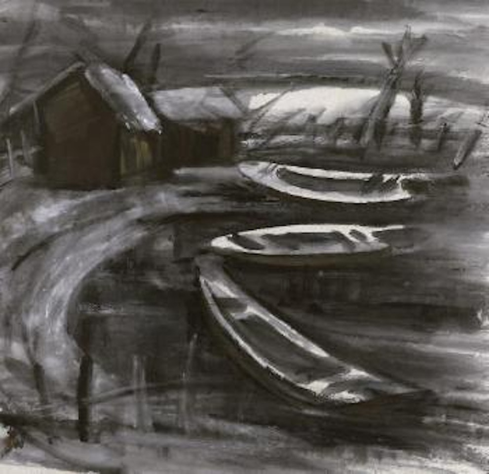 Landscape in Snow by Lin Fengmian
