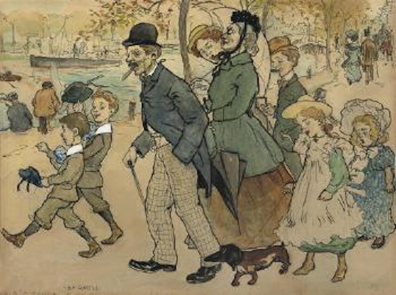 Als 't zondag is en heel mooi weer! Enz! by Leo Gestel