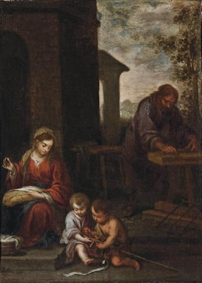 The Holy Family with the Infant Saint John the Baptist by Bartolomé Esteban Murillo