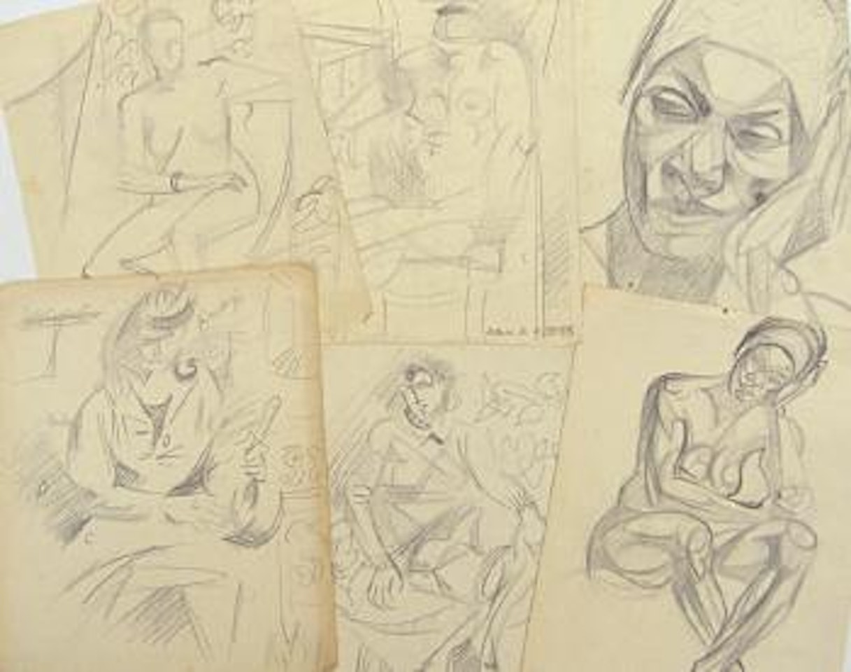 Etude de personnages by André Lhote