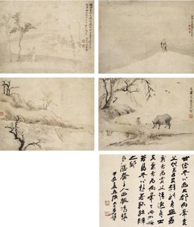 Landscapes of the Four Seasons by Luo Ping