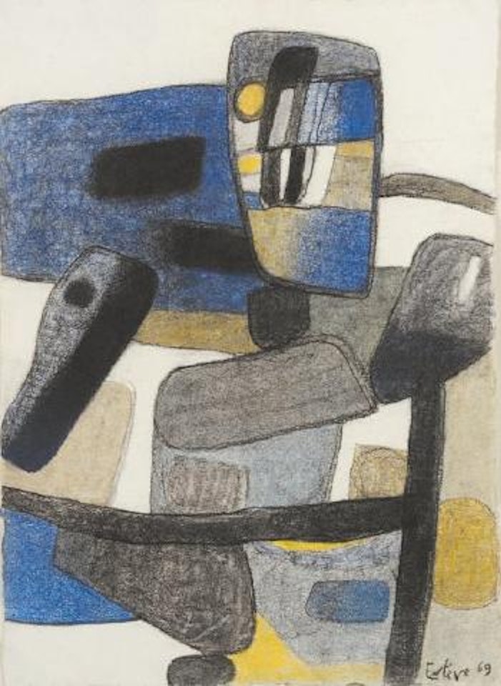 Le meditant by Maurice Esteve