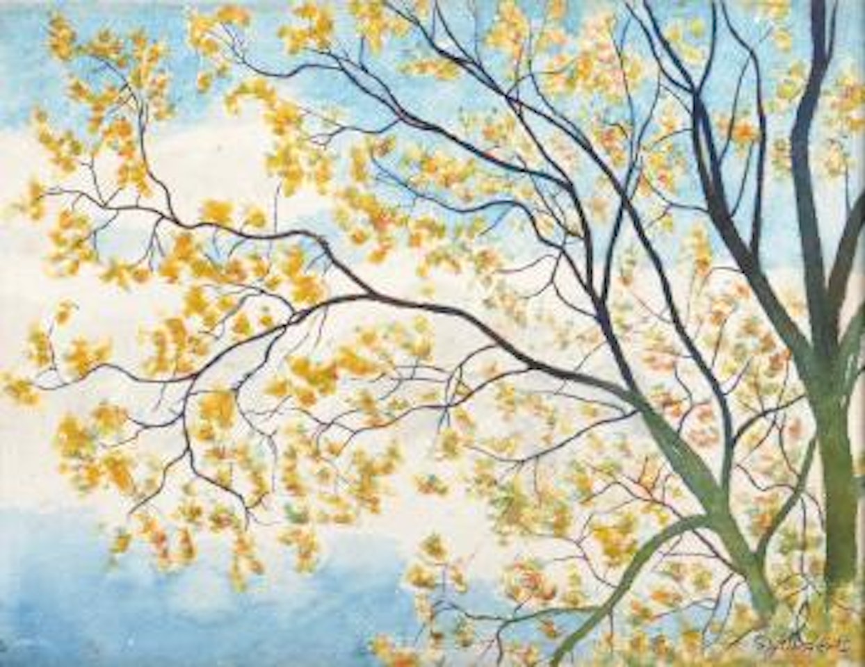 Arbres au parc d'Ostende by Léon Spilliaert