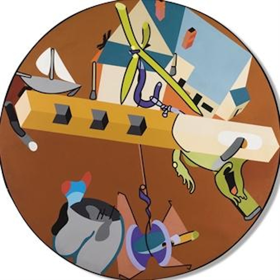 Un pas H.T. (la poutre) by Hervé Telemaque
