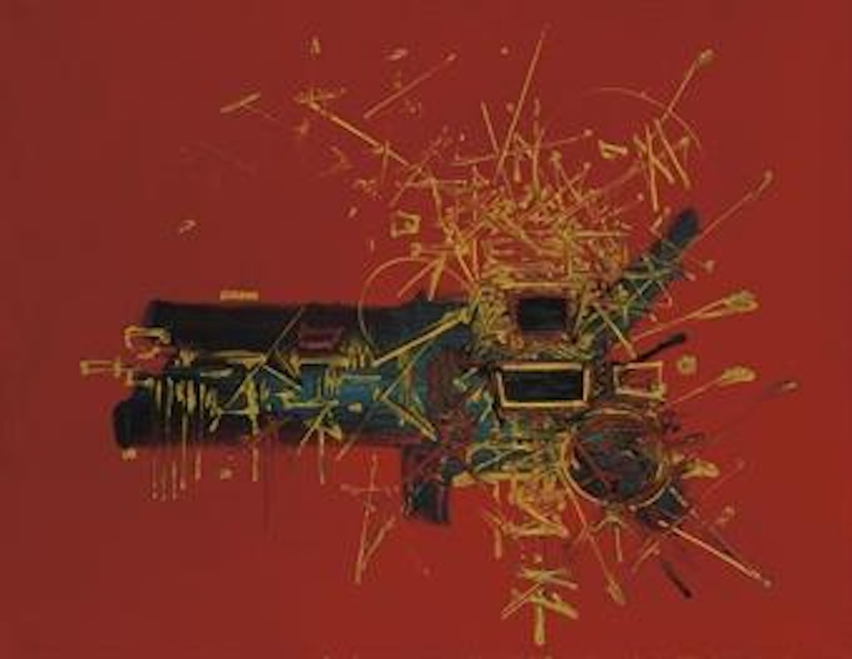 Petit Hommage à Etienne 1er by Georges Mathieu