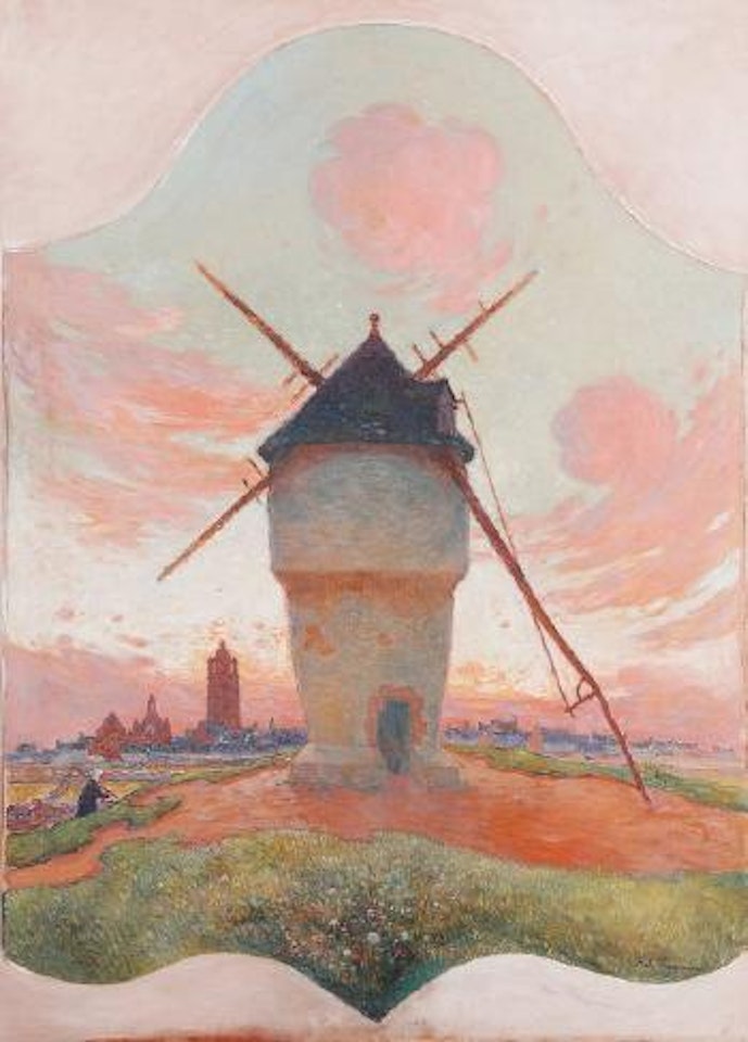 Le moulin de la Mass (bourg de Batz) by Ferdinand du Puigaudeau