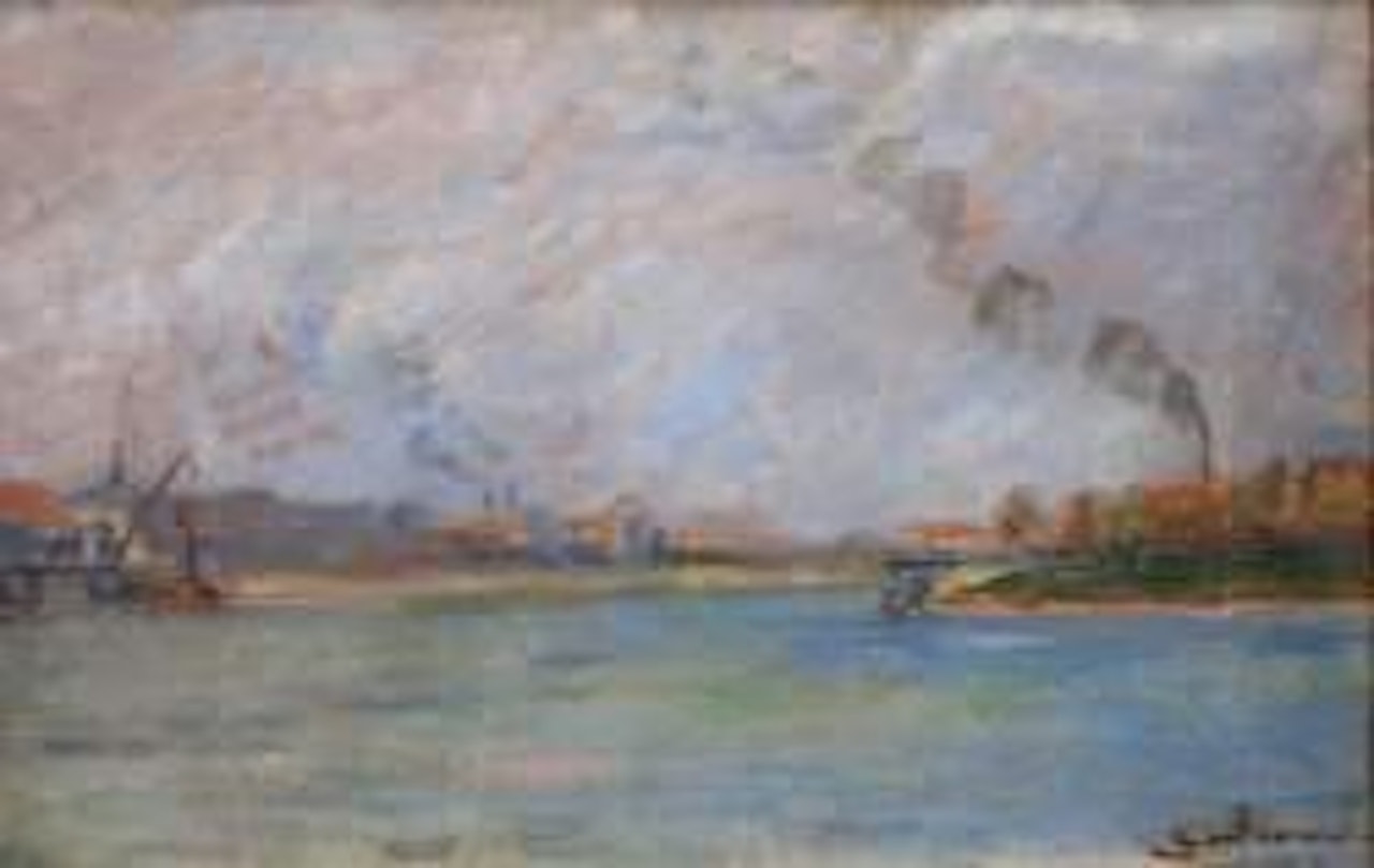 La Seine a Alforville by Armand Guillaumin