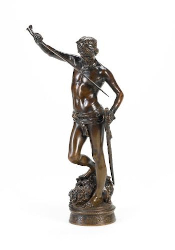 David with the Head of Goliath by Marius Jean Antonin Mercie