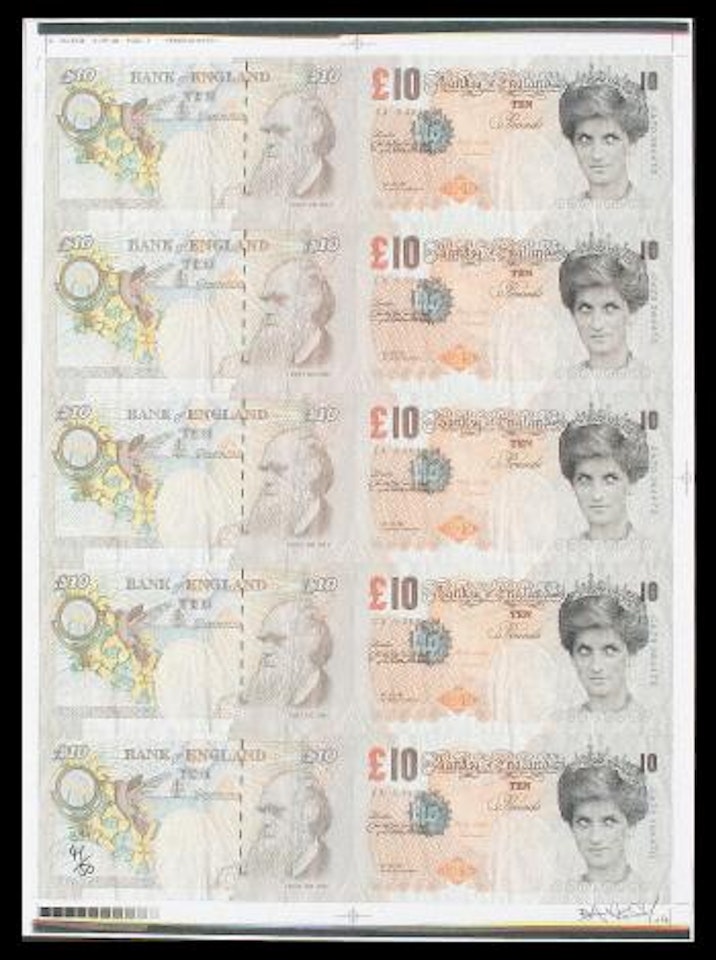 Di Faced Tenners by Banksy