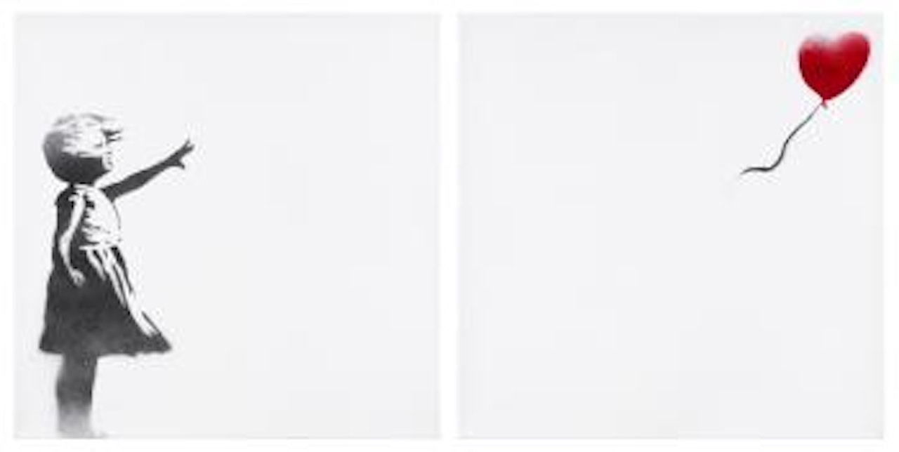 Girl and balloon by Banksy