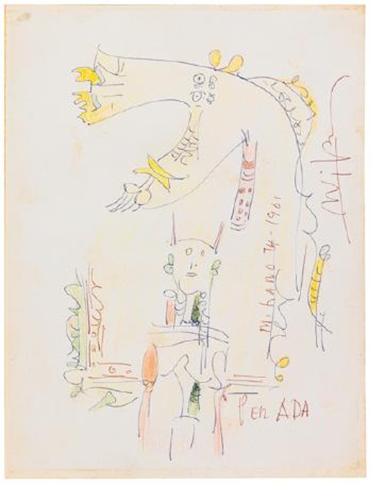 Caballo y jinete by Wifredo Lam