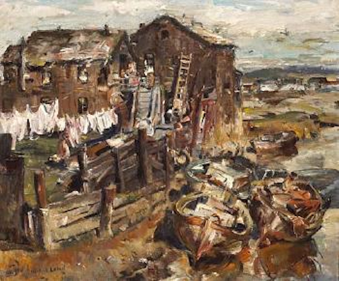 Wash day (Slough dwellers) by Maurice Logan