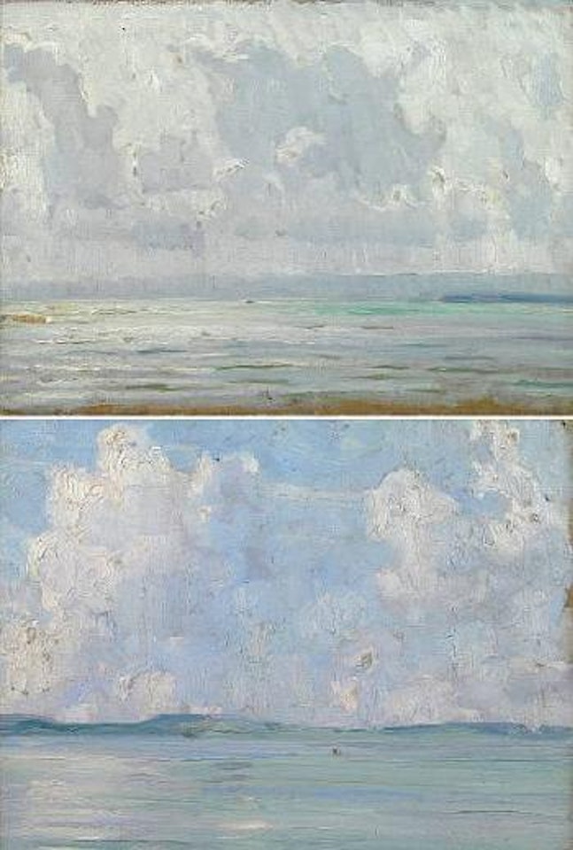 Katwyk. Hills under storm by Joseph Raphael