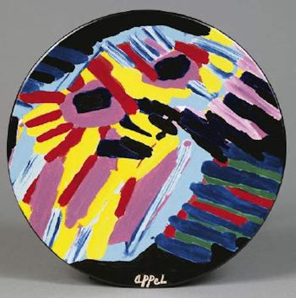 Big head coming down by Karel Appel