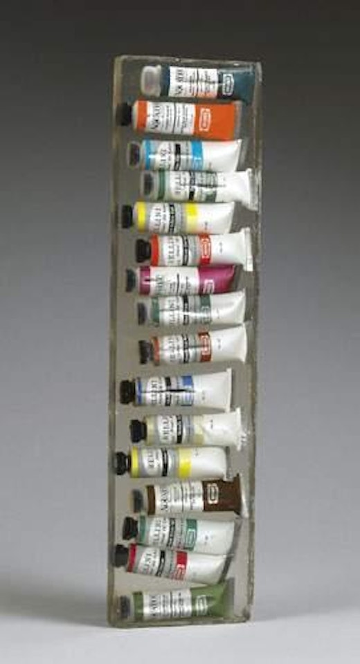 Inclusion de tubes de peint by Arman