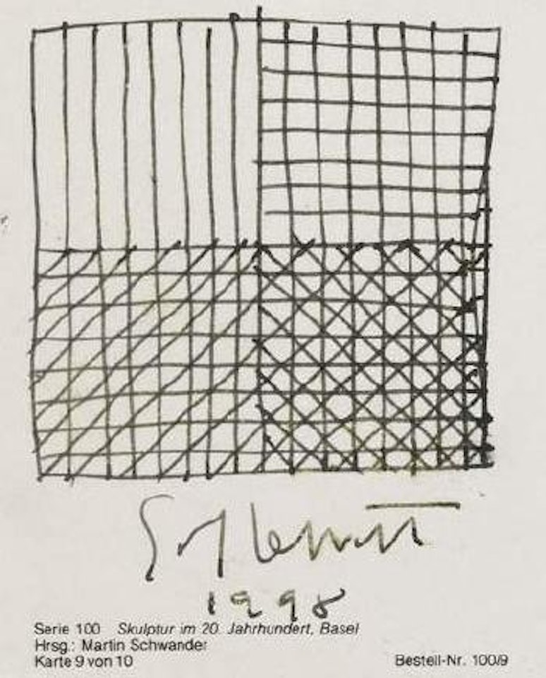 Skulptur im 20. jahrhundert, Basel by Sol LeWitt