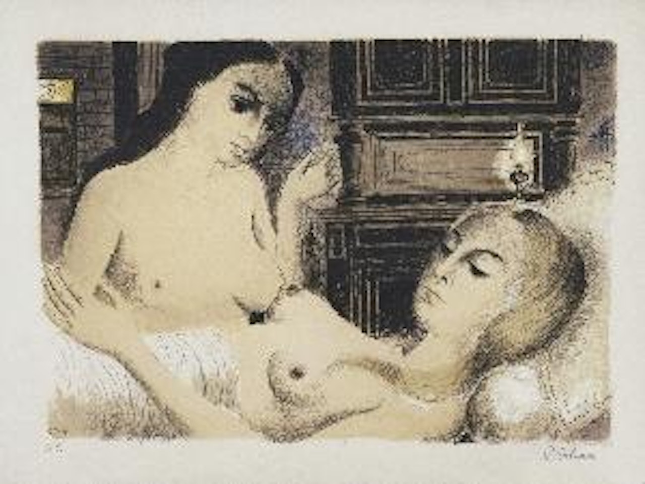Le sommeil by Paul Delvaux
