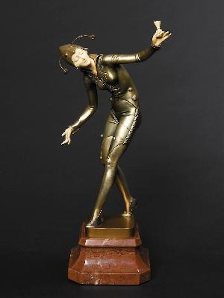 Champagne dancer (moth girl) by Ferdinand Preiss