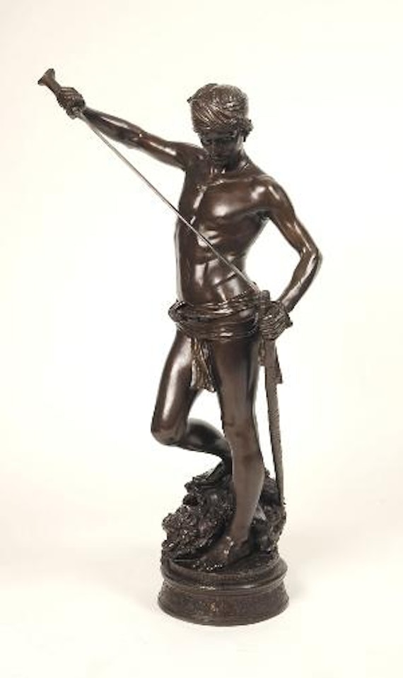 David vainqueur by Marius Jean Antonin Mercie
