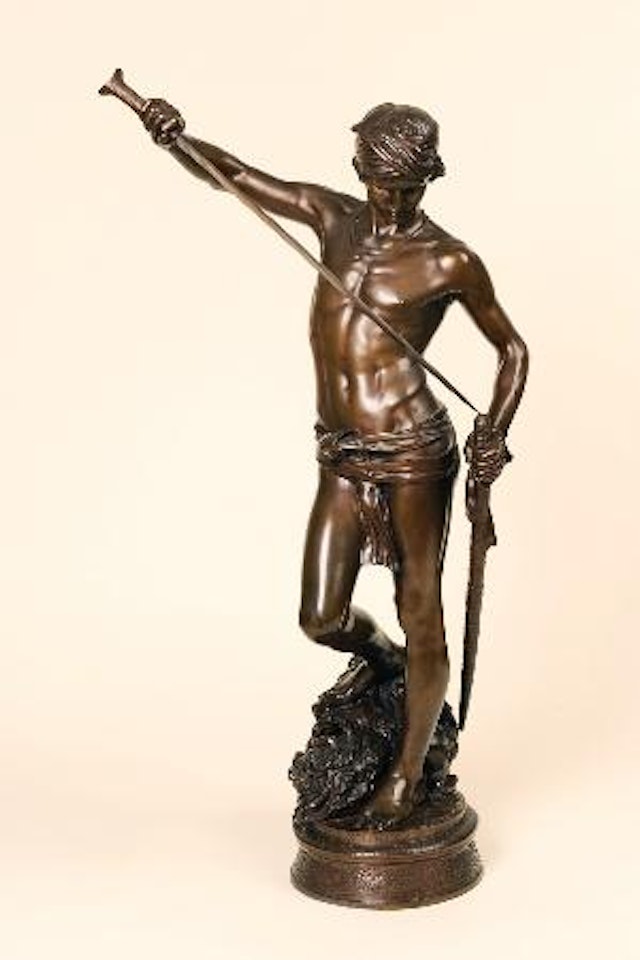 David vainqueur by Marius Jean Antonin Mercie
