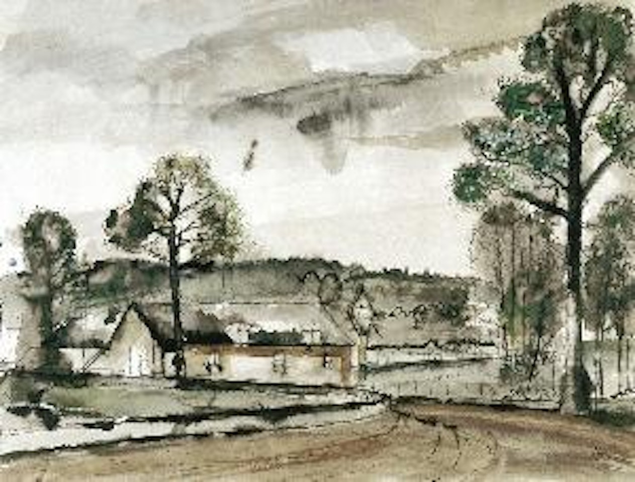 Paysage by Paul Delvaux