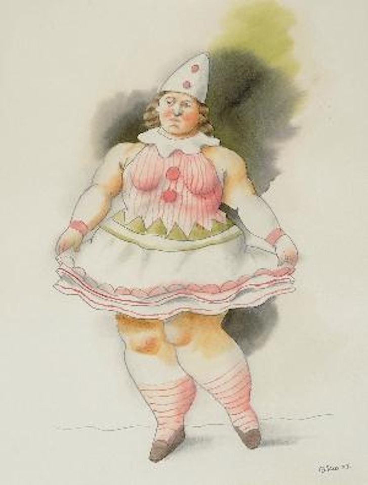 Colombine by Fernando Botero