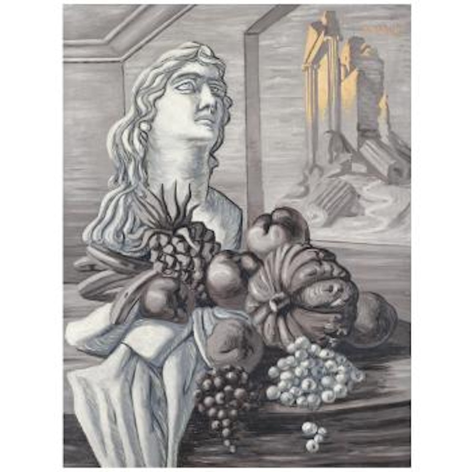Interno Con Frutta by Giorgio de Chirico